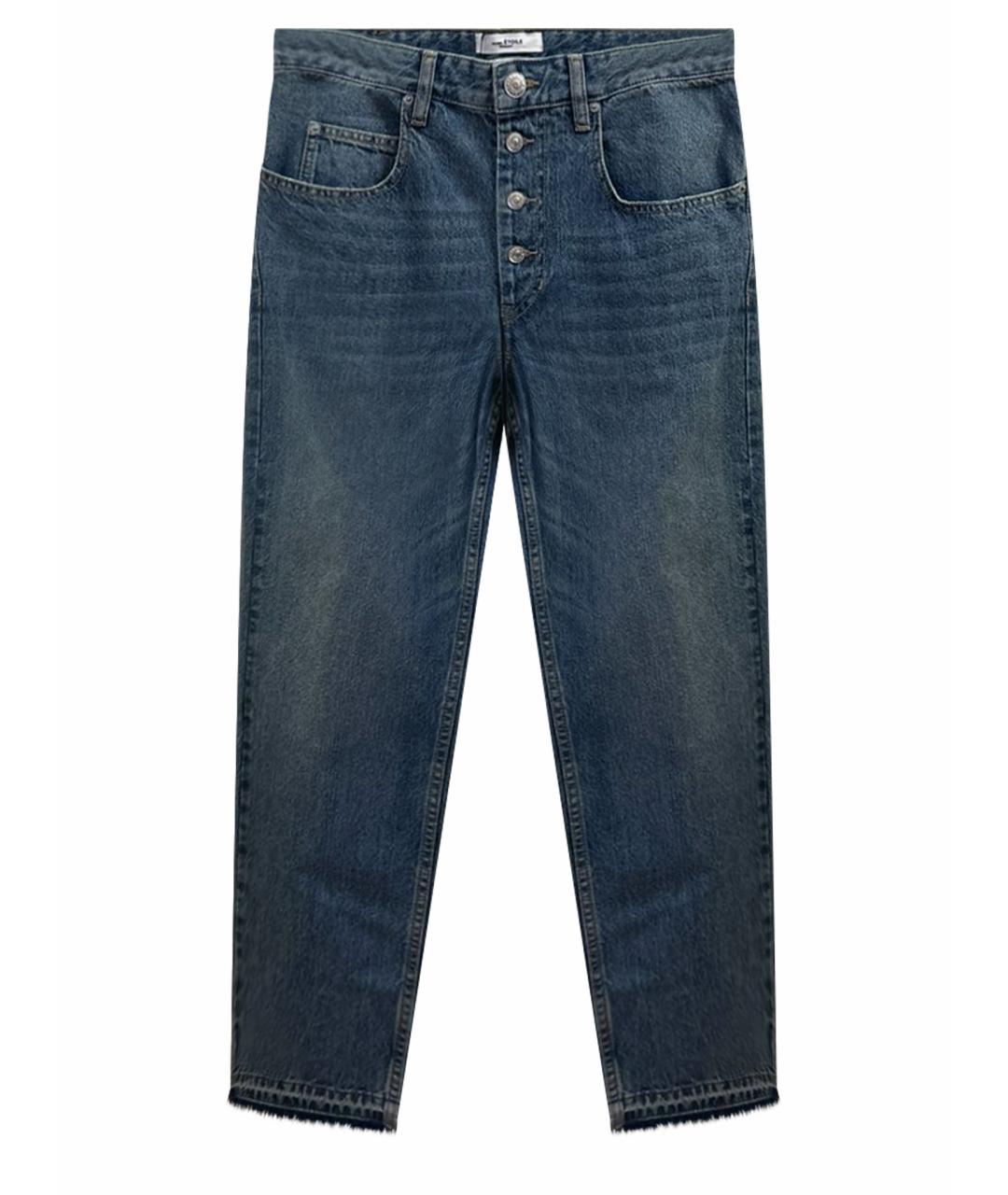 ISABEL MARANT ETOILE Голубые хлопковые прямые джинсы, фото 1