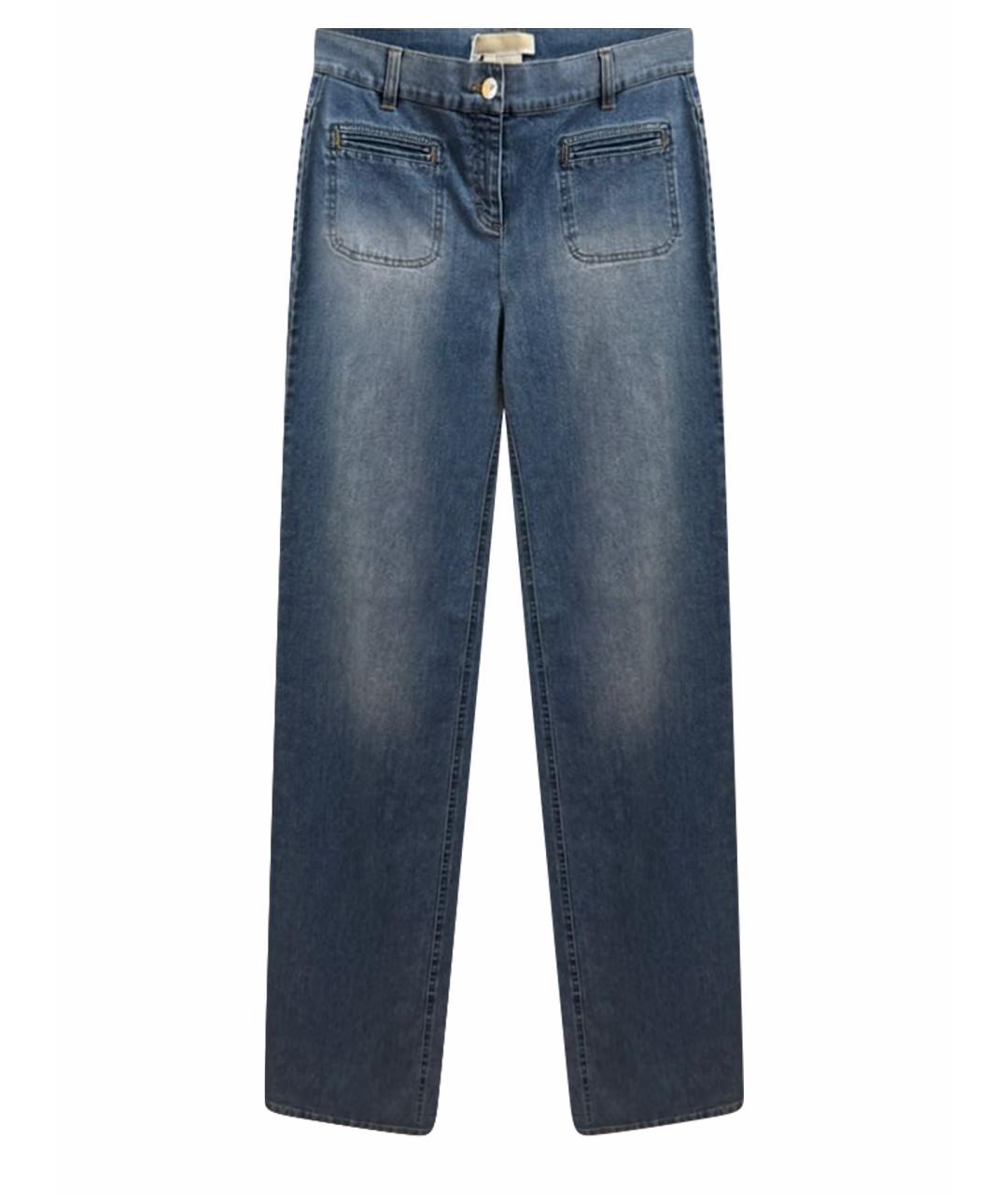 MICHAEL KORS Голубые хлопковые джинсы клеш, фото 1