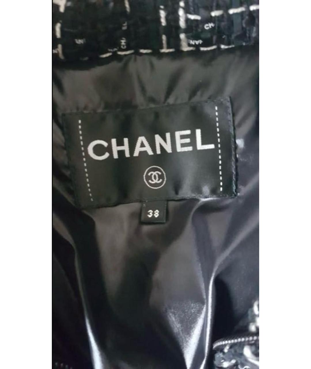 CHANEL Черный пуховик, фото 4