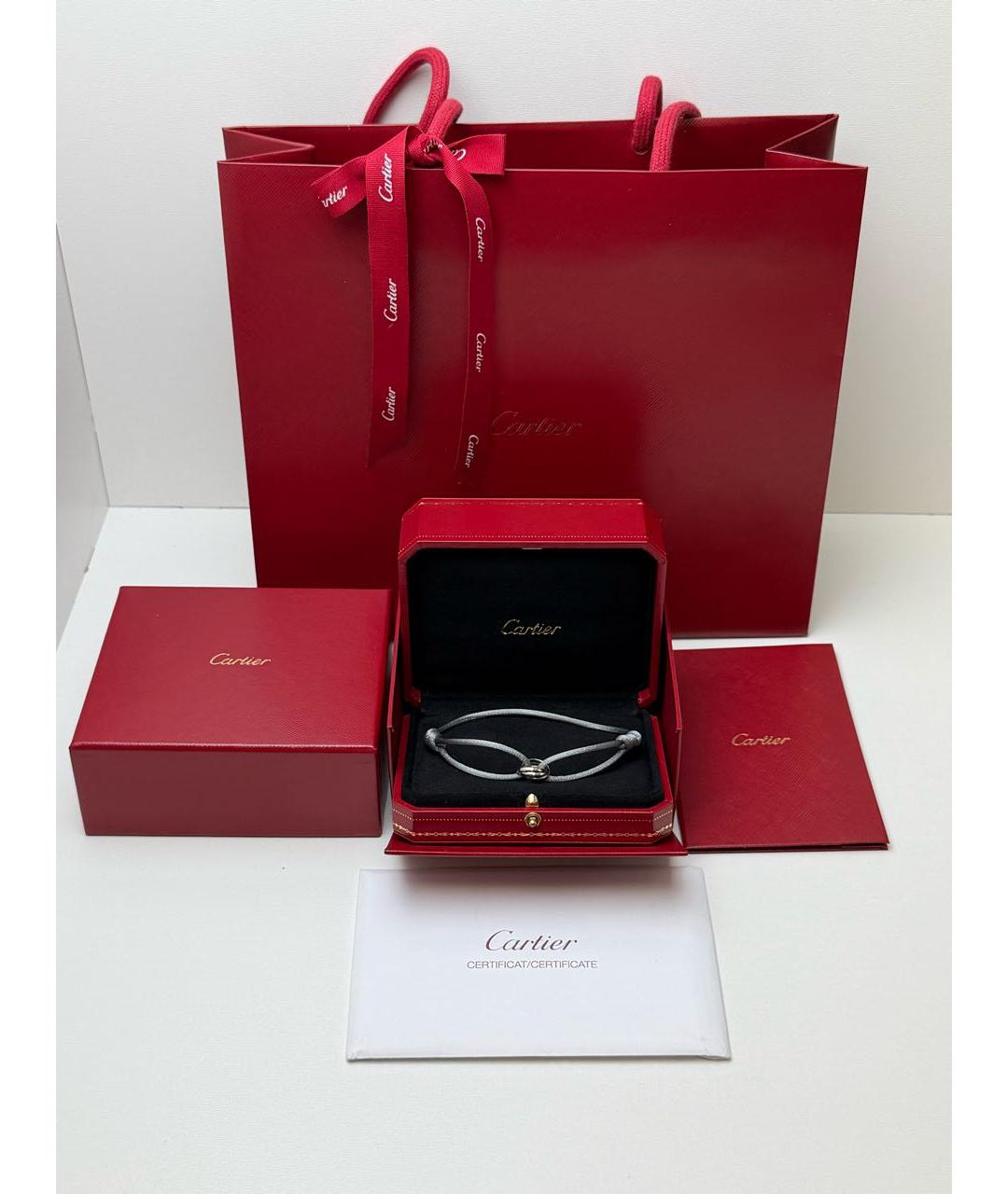 CARTIER Серый браслет из белого золота, фото 2