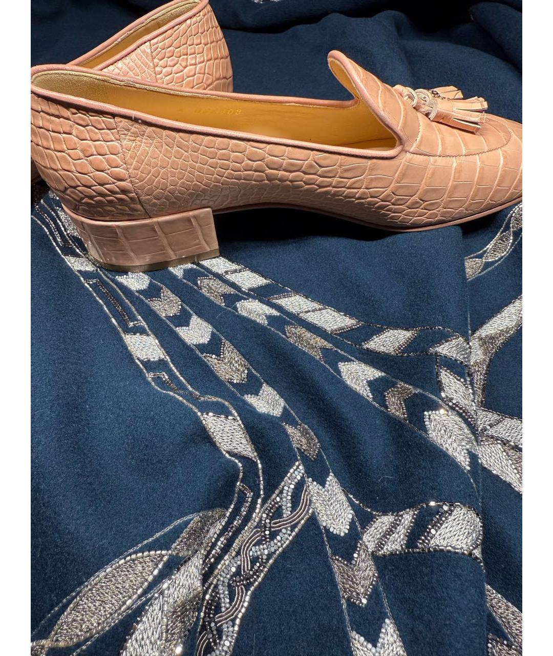 CHANEL Розовые туфли из экзотической кожи, фото 2