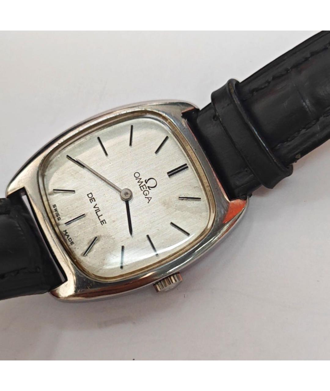 OMEGA Белые часы, фото 7