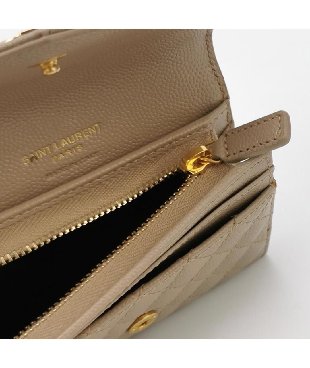 SAINT LAURENT Кожаный кошелек, фото 5