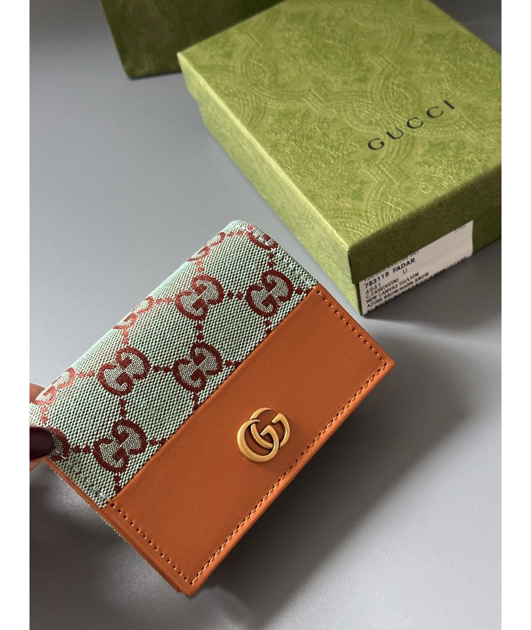 GUCCI Мульти кожаный кошелек, фото 4