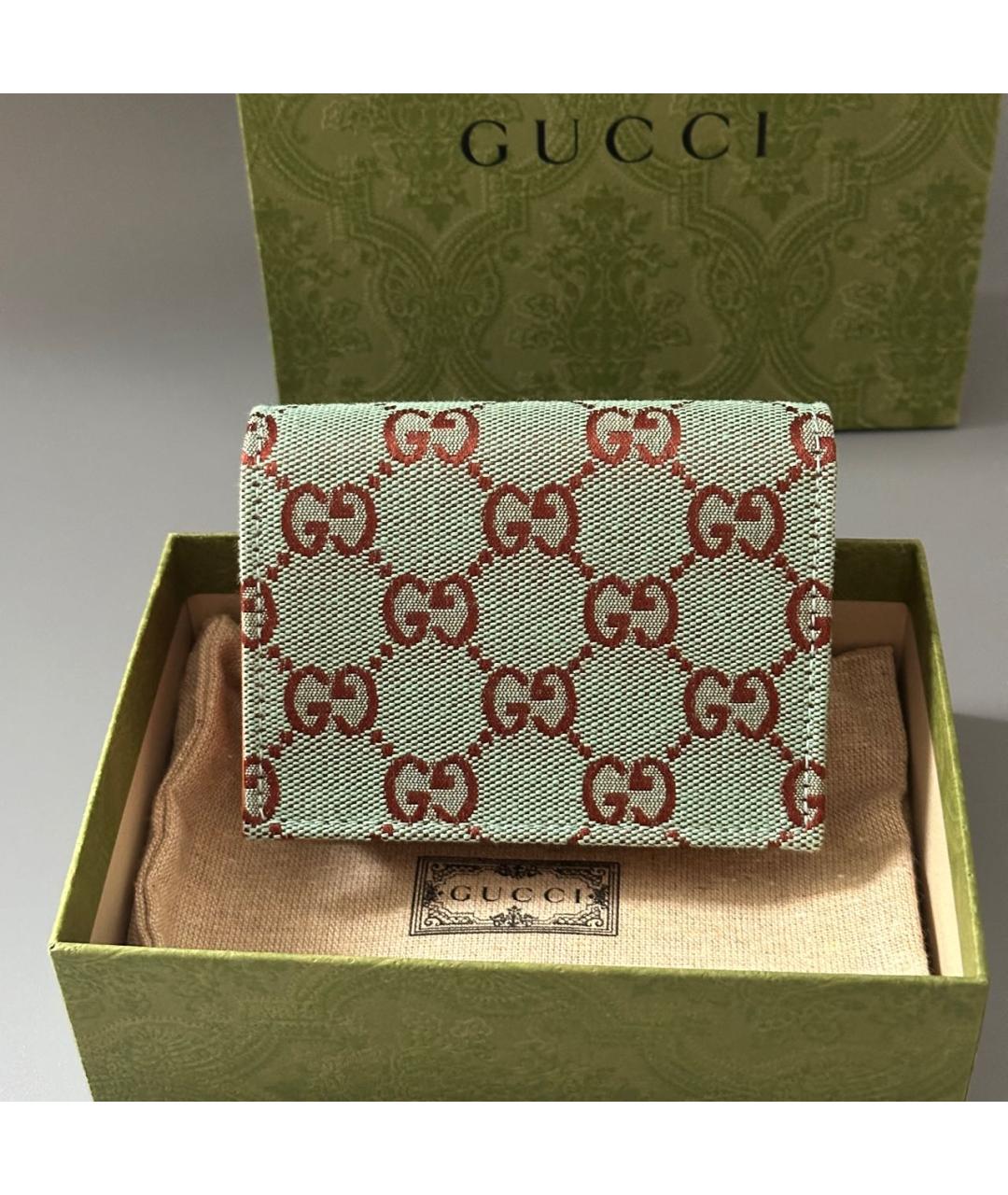 GUCCI Мульти кожаный кошелек, фото 5