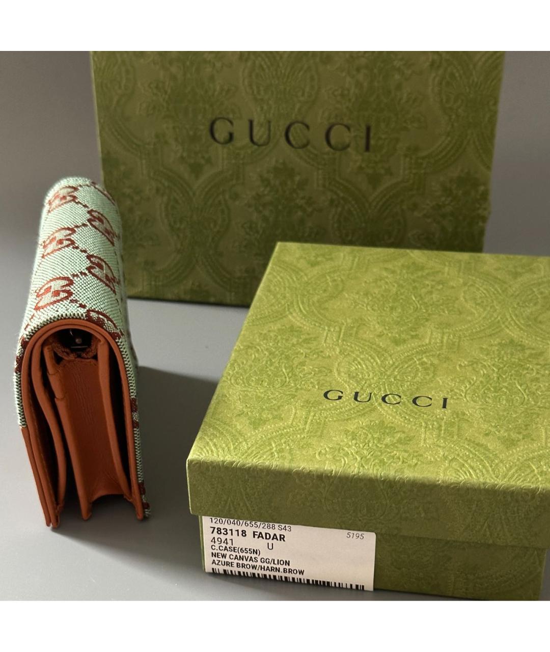GUCCI Мульти кожаный кошелек, фото 8