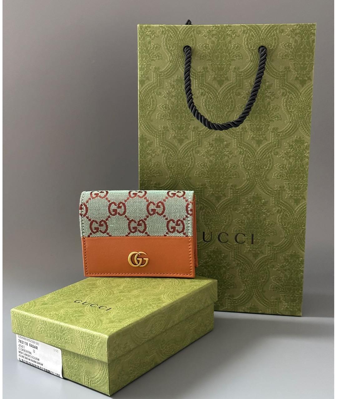 GUCCI Мульти кожаный кошелек, фото 2