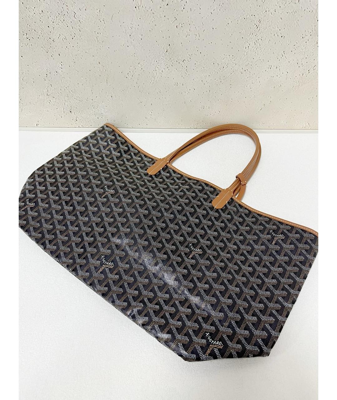 GOYARD Коричневая сумка тоут, фото 3