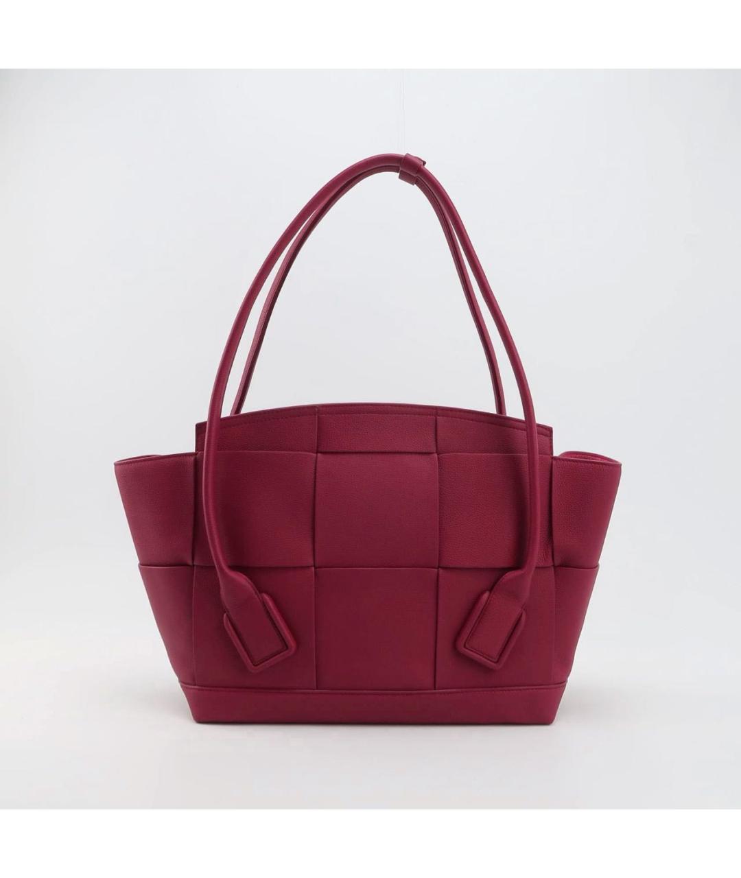 BOTTEGA VENETA Розовая кожаная сумка через плечо, фото 2