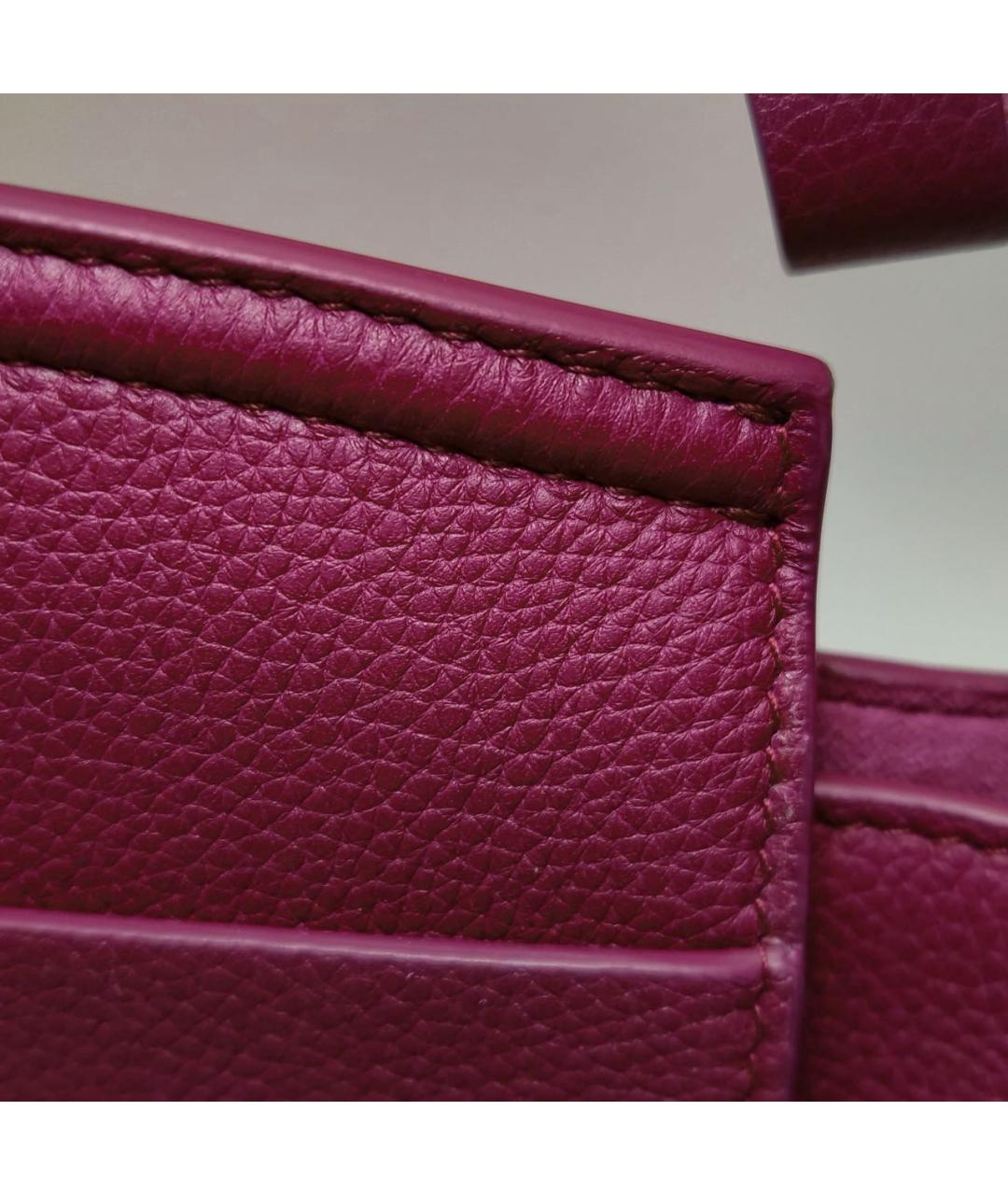 BOTTEGA VENETA Розовая кожаная сумка через плечо, фото 6