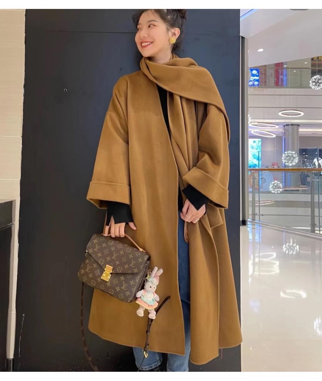 LOUIS VUITTON Коричневая сумка через плечо из искусственной кожи, фото 9