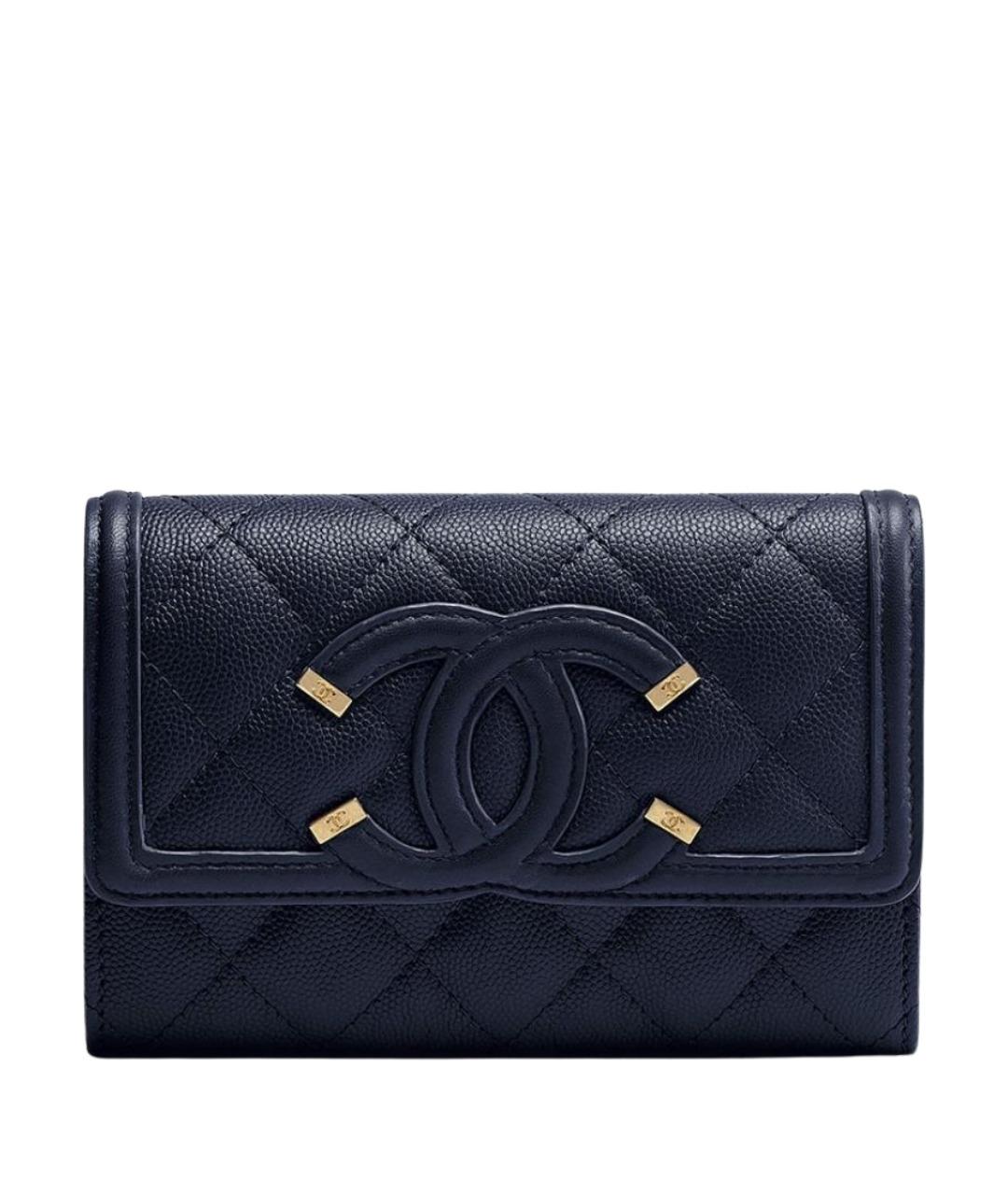 CHANEL Черный кошелек, фото 1