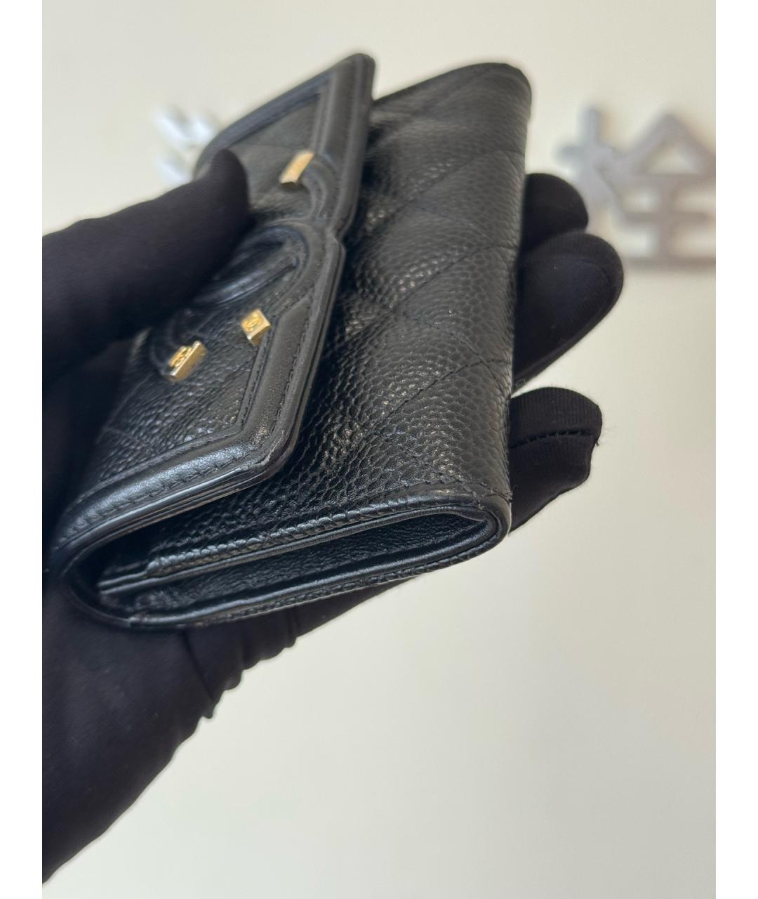 CHANEL Черный кошелек, фото 4
