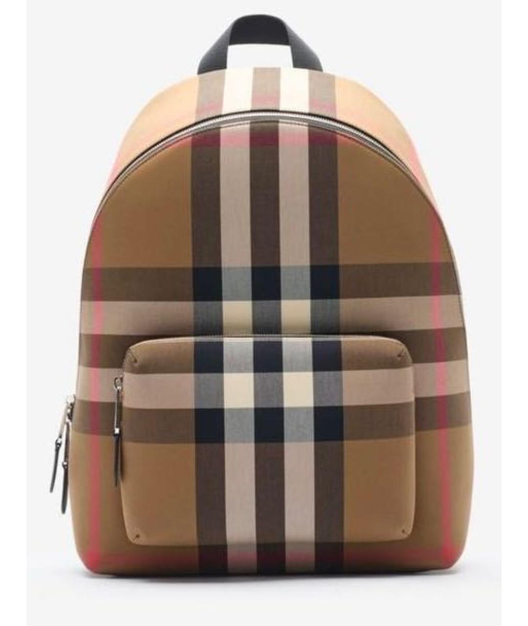 BURBERRY Коричневый кожаный рюкзак, фото 9