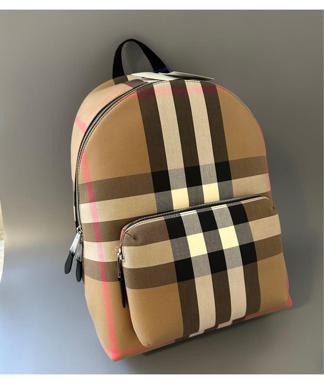 BURBERRY Коричневый кожаный рюкзак, фото 2