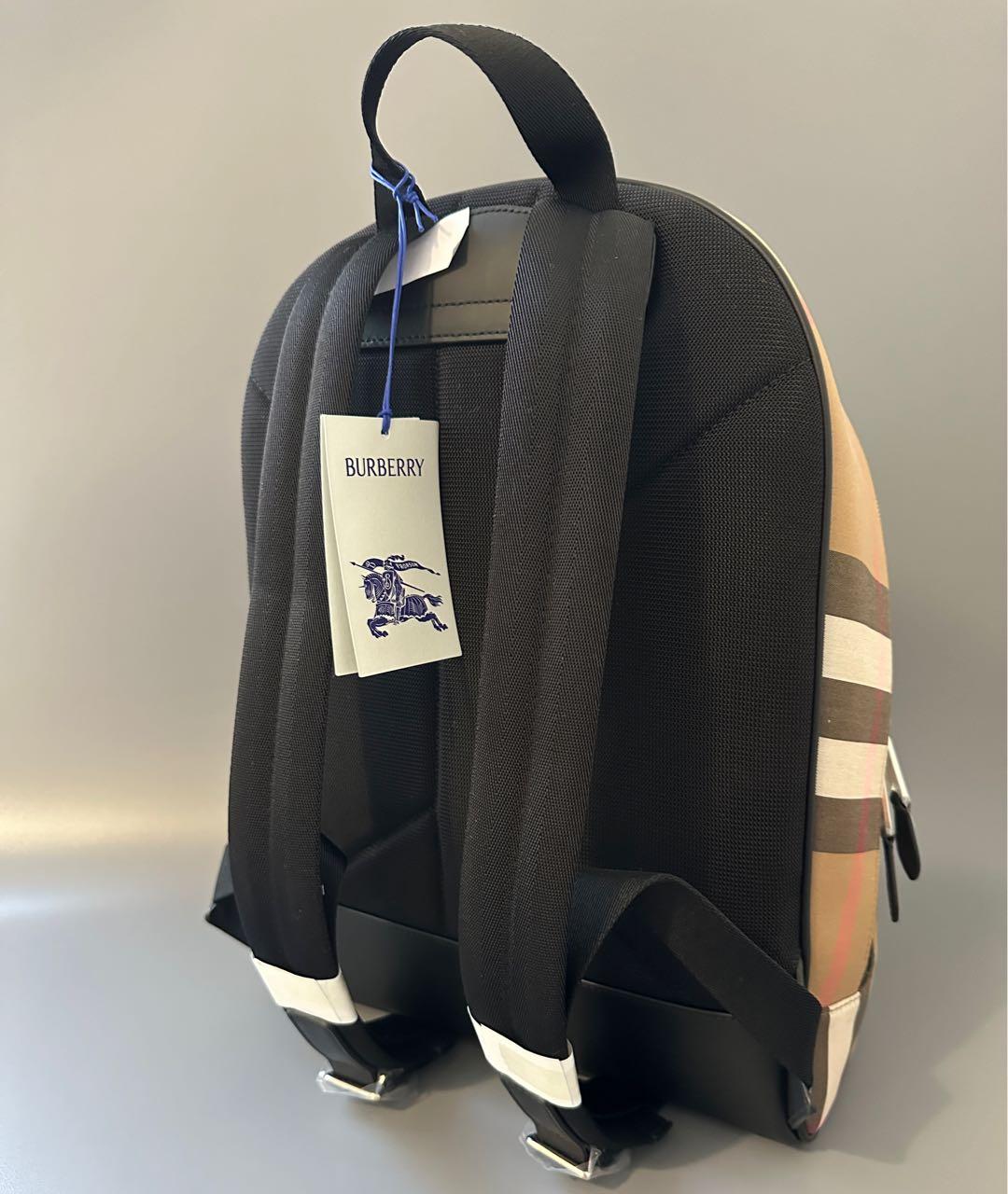 BURBERRY Коричневый кожаный рюкзак, фото 3