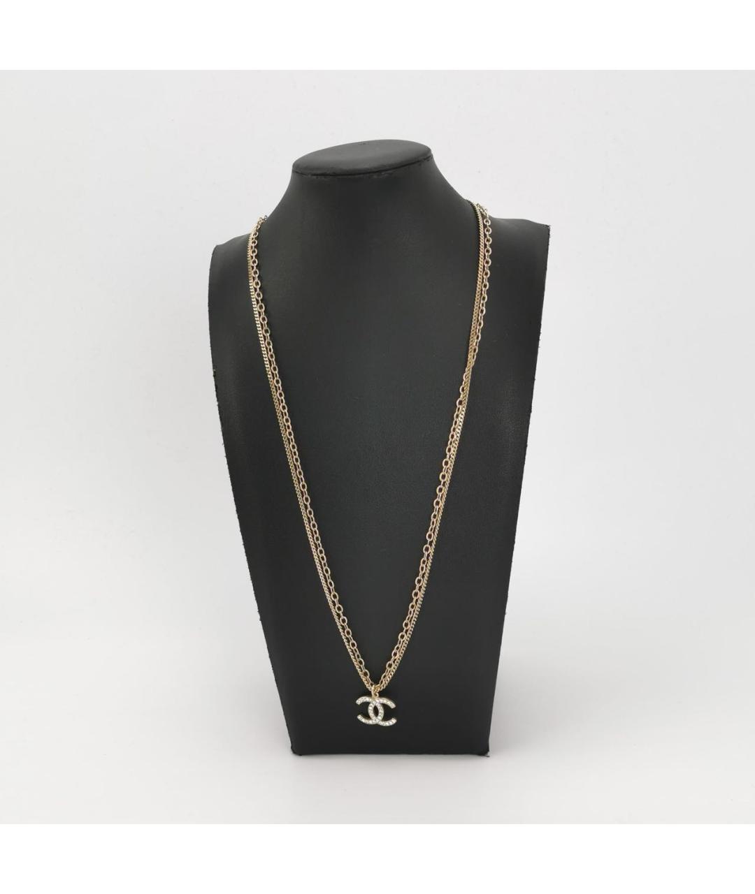 CHANEL Золотая подвеска, фото 3