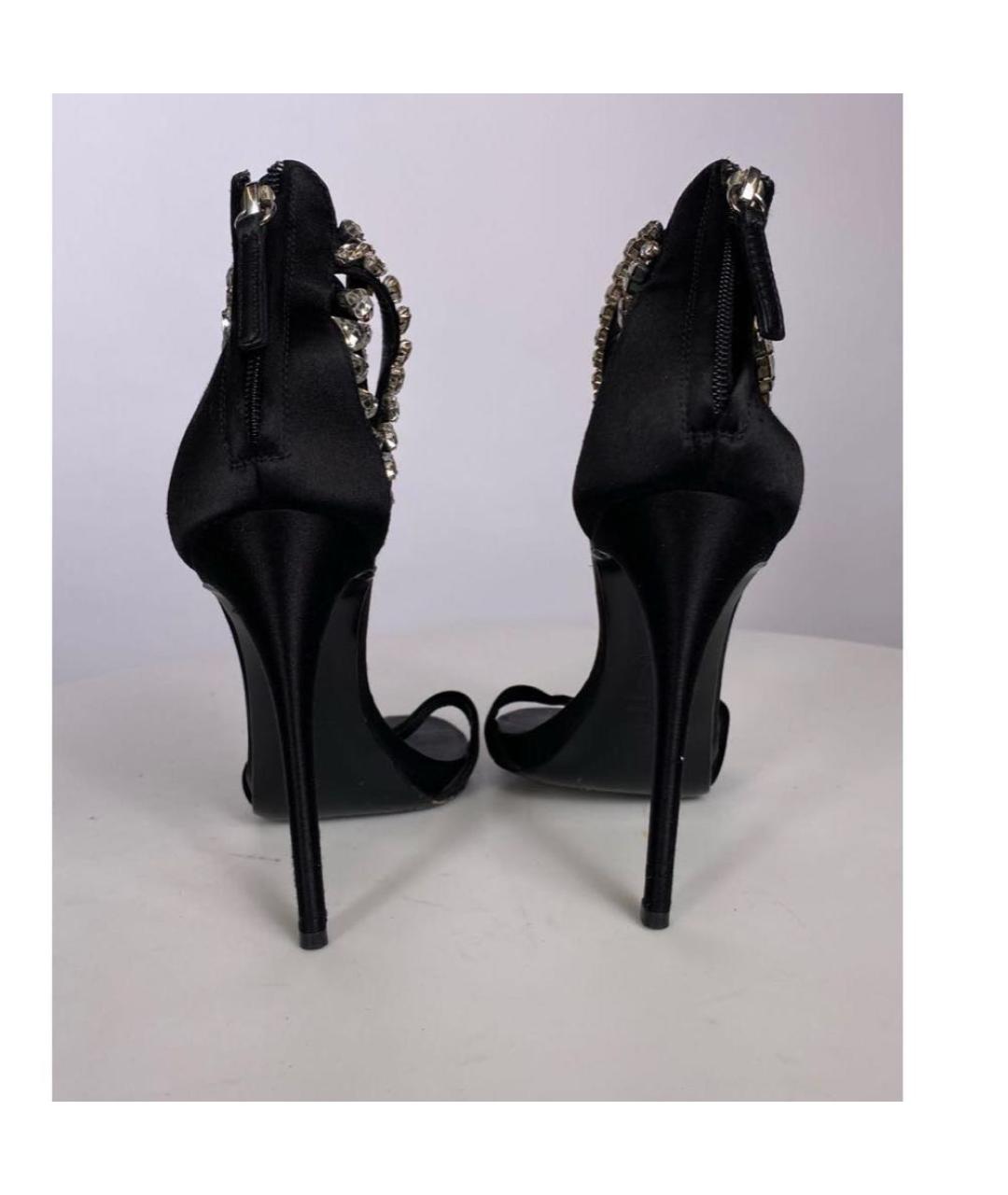 GIUSEPPE ZANOTTI DESIGN Черные босоножки, фото 4
