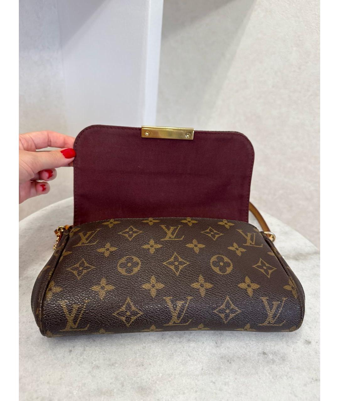 LOUIS VUITTON Коричневая сумка через плечо, фото 7