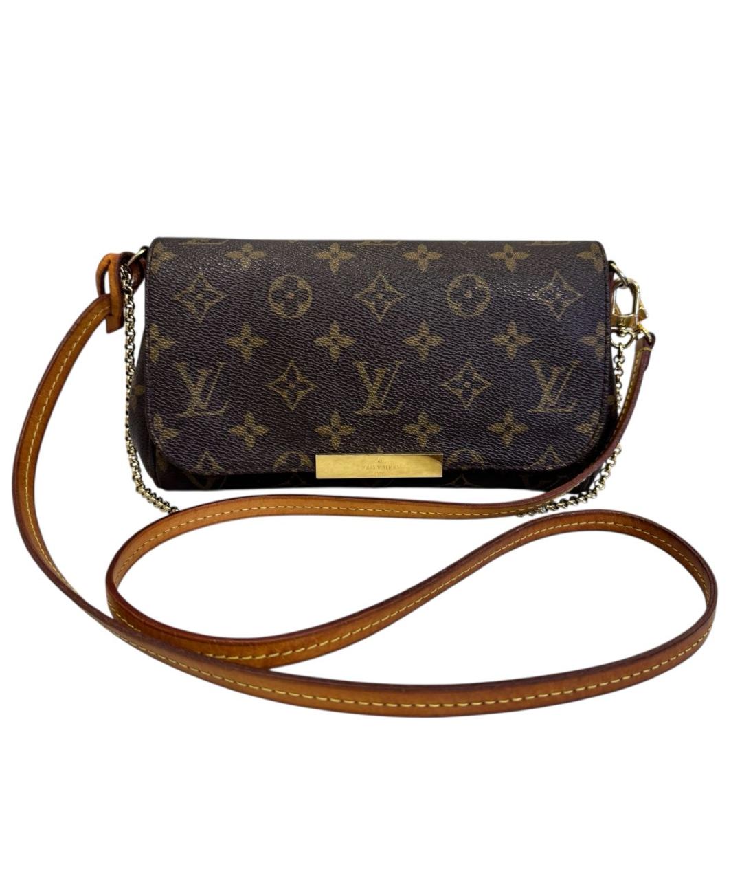 LOUIS VUITTON Коричневая сумка через плечо, фото 1