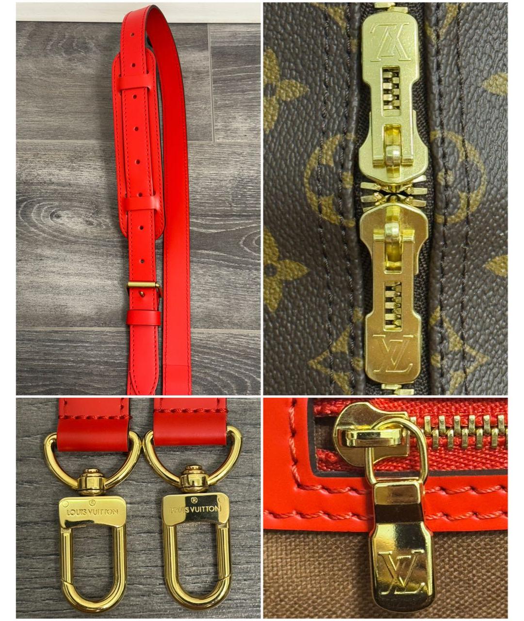 LOUIS VUITTON Коричневая дорожная/спортивная сумка, фото 7