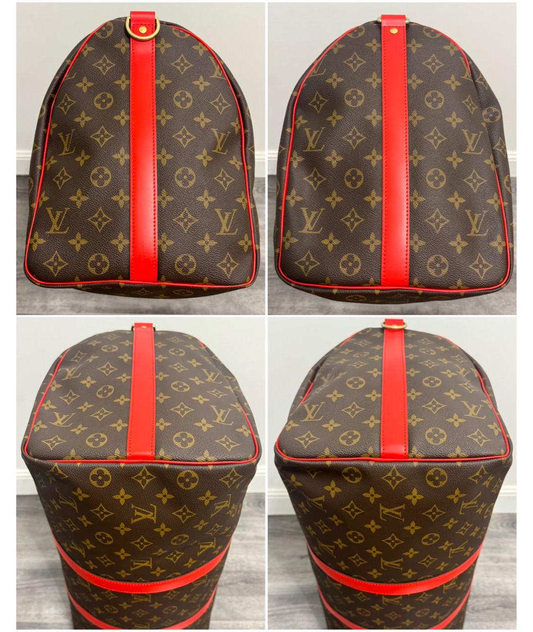 LOUIS VUITTON Коричневая дорожная/спортивная сумка, фото 4