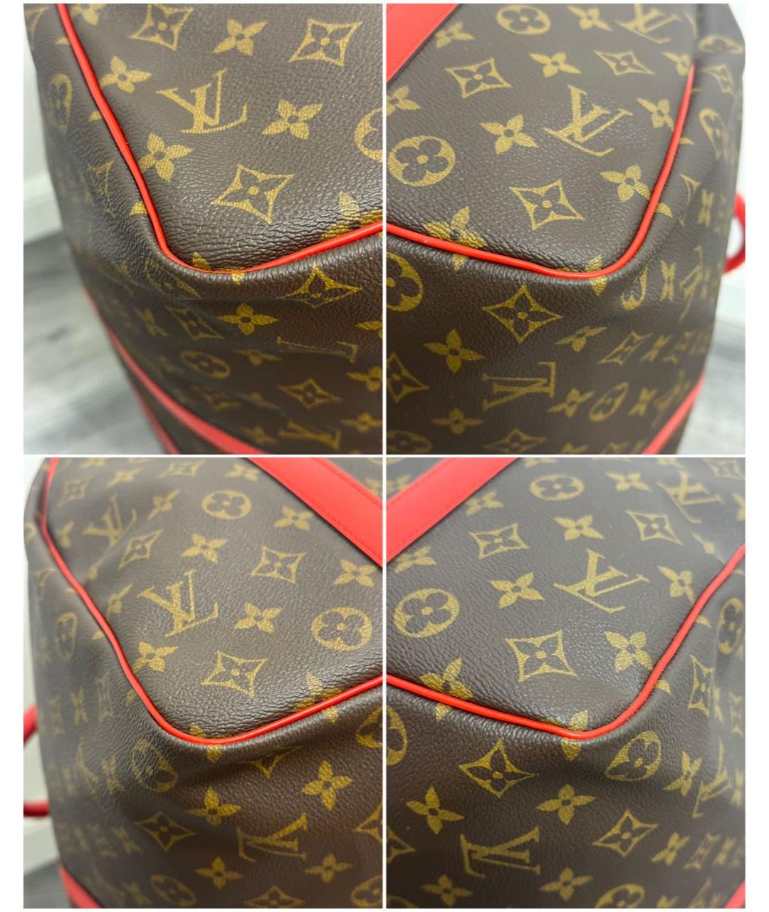 LOUIS VUITTON Коричневая дорожная/спортивная сумка, фото 6