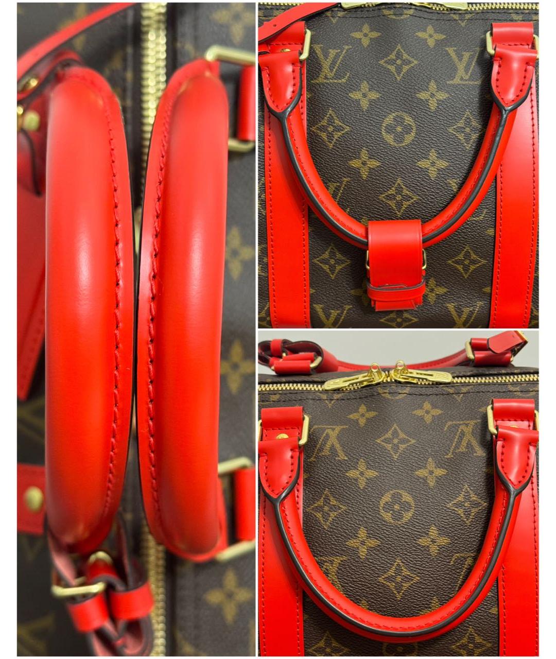 LOUIS VUITTON Коричневая дорожная/спортивная сумка, фото 5