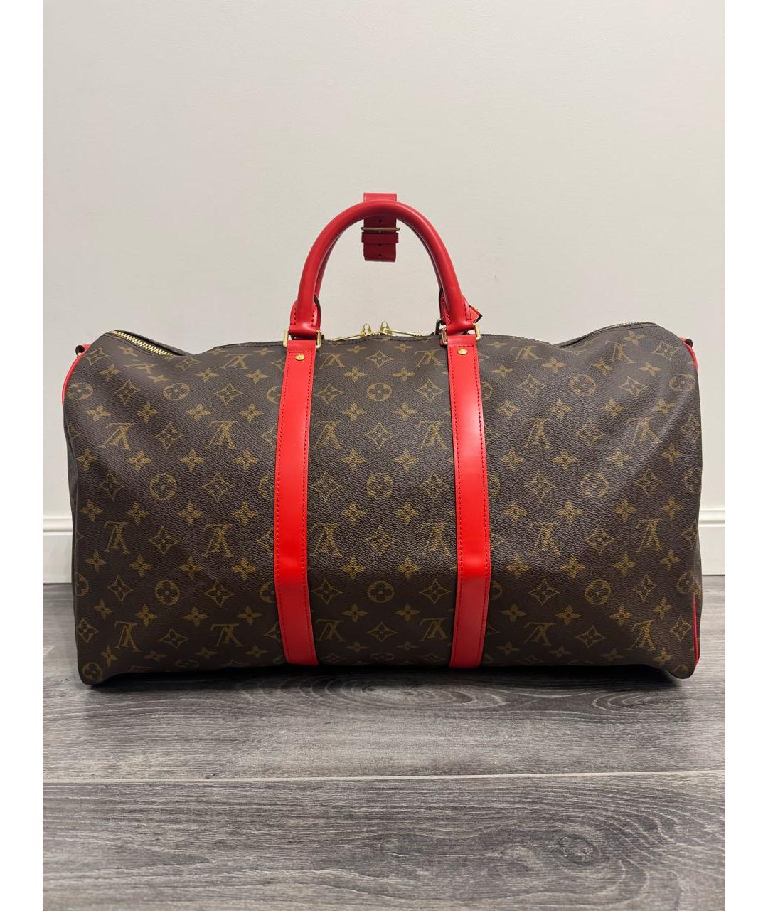 LOUIS VUITTON Коричневая дорожная/спортивная сумка, фото 2