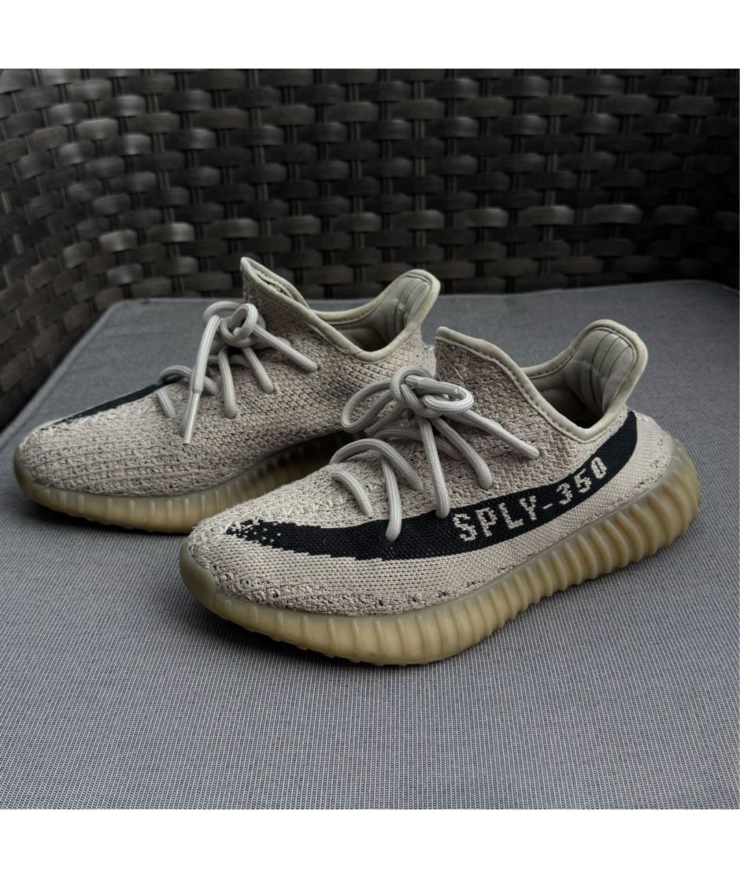 ADIDAS YEEZY Серые текстильные кроссовки, фото 8