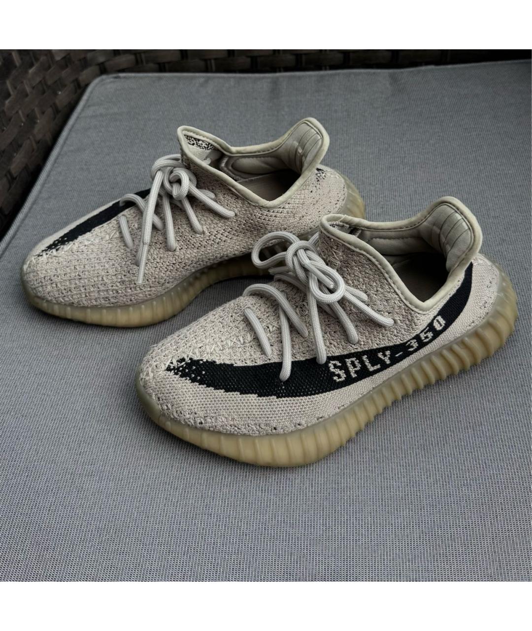 ADIDAS YEEZY Серые текстильные кроссовки, фото 6