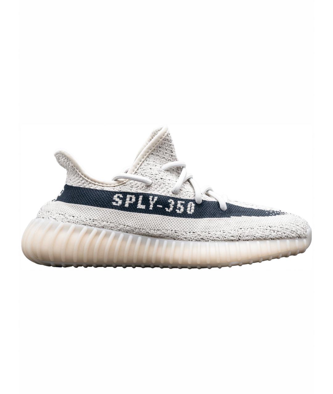 ADIDAS YEEZY Серые текстильные кроссовки, фото 1