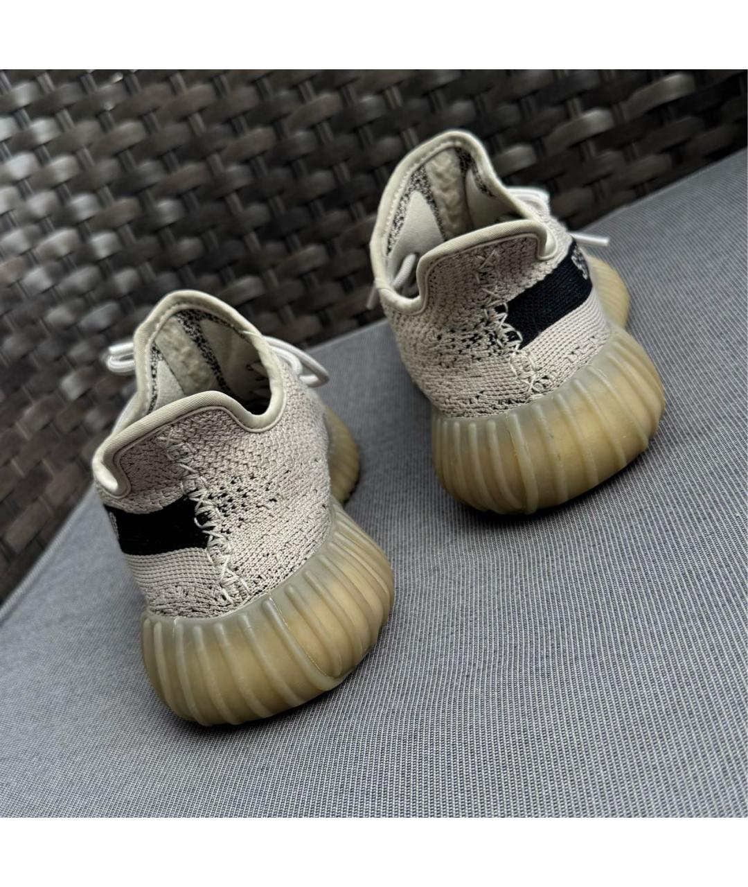 ADIDAS YEEZY Серые текстильные кроссовки, фото 3