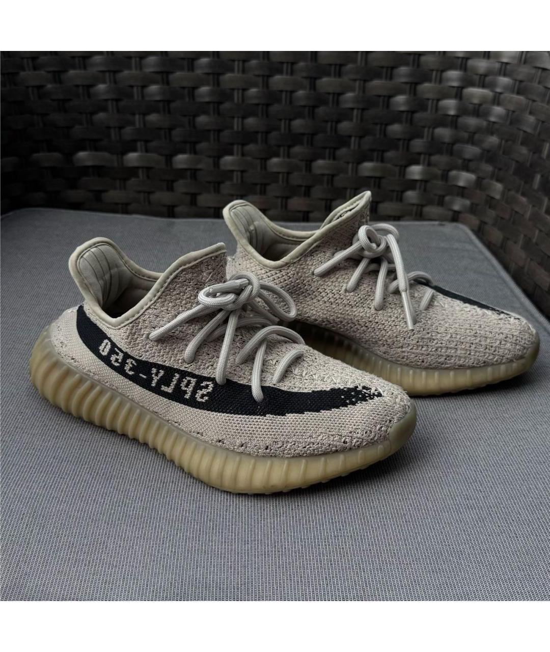 ADIDAS YEEZY Серые текстильные кроссовки, фото 9