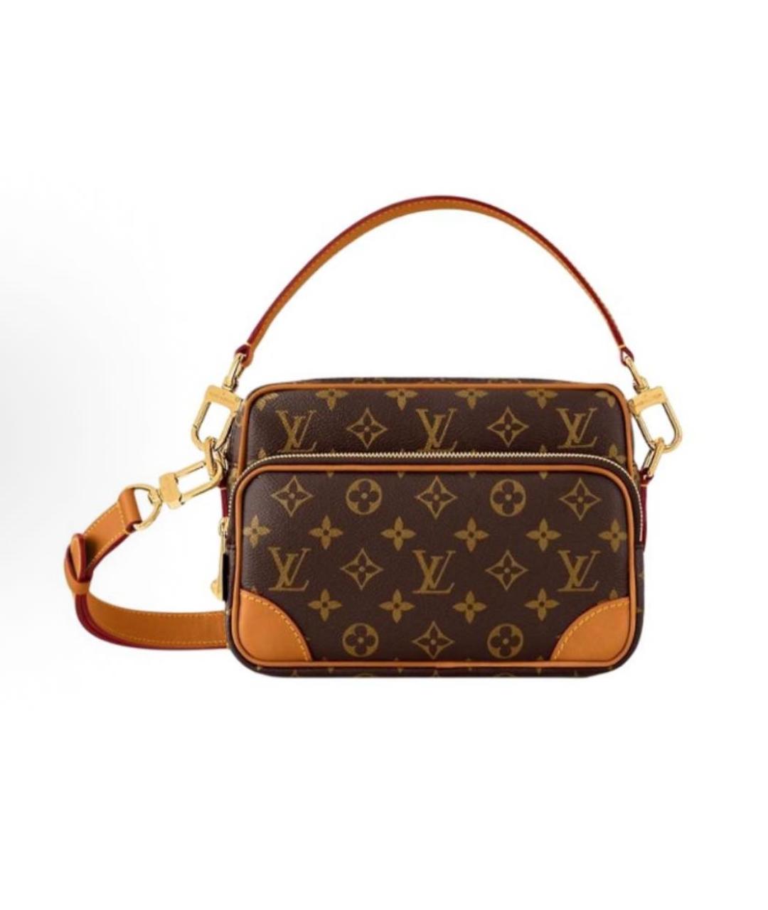 LOUIS VUITTON Коричневая сумка через плечо, фото 1