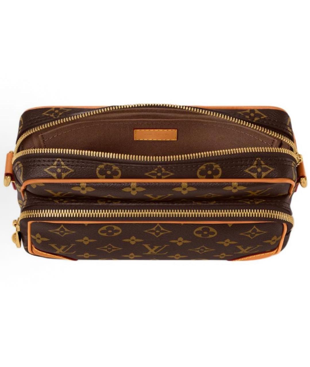 LOUIS VUITTON Коричневая сумка через плечо, фото 4