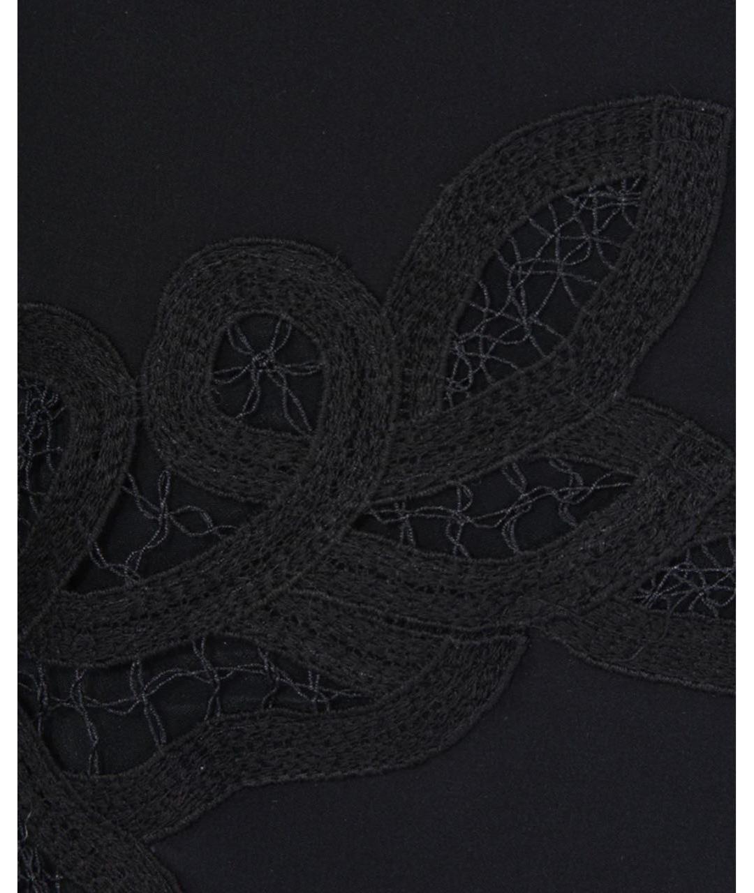 VICTORIA BECKHAM Черное шелковое вечернее платье, фото 4