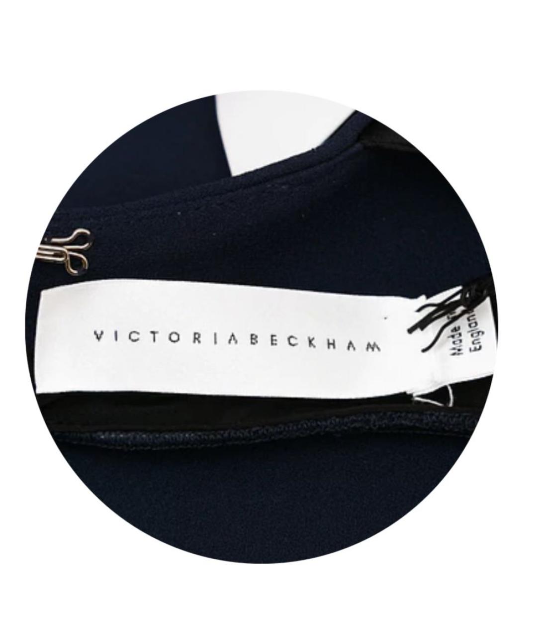 VICTORIA BECKHAM Черное шелковое вечернее платье, фото 3