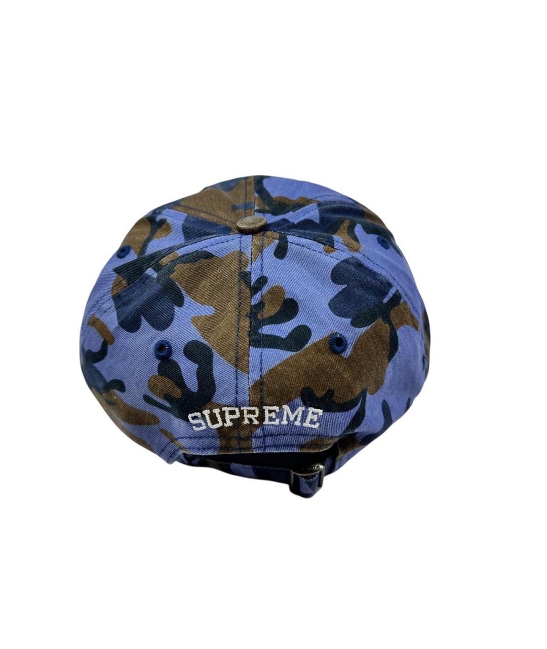 SUPREME Синяя хлопковая кепка/бейсболка, фото 4