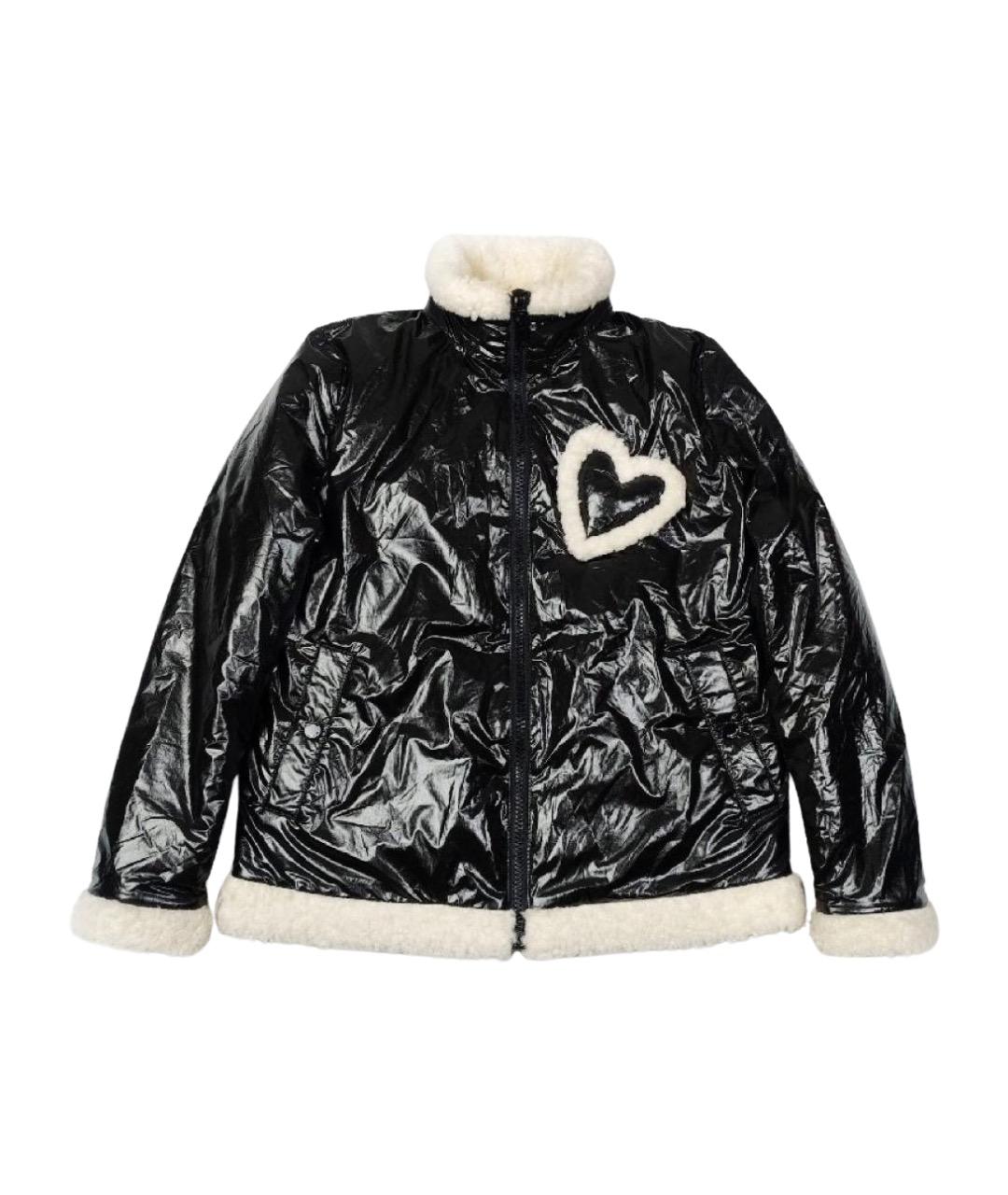 LOVE MOSCHINO Черная полиэстеровая куртка, фото 1
