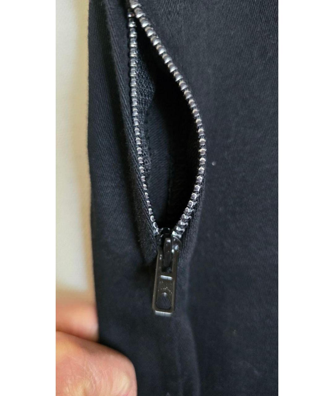 SAINT LAURENT Черная хлопковая юбка миди, фото 7