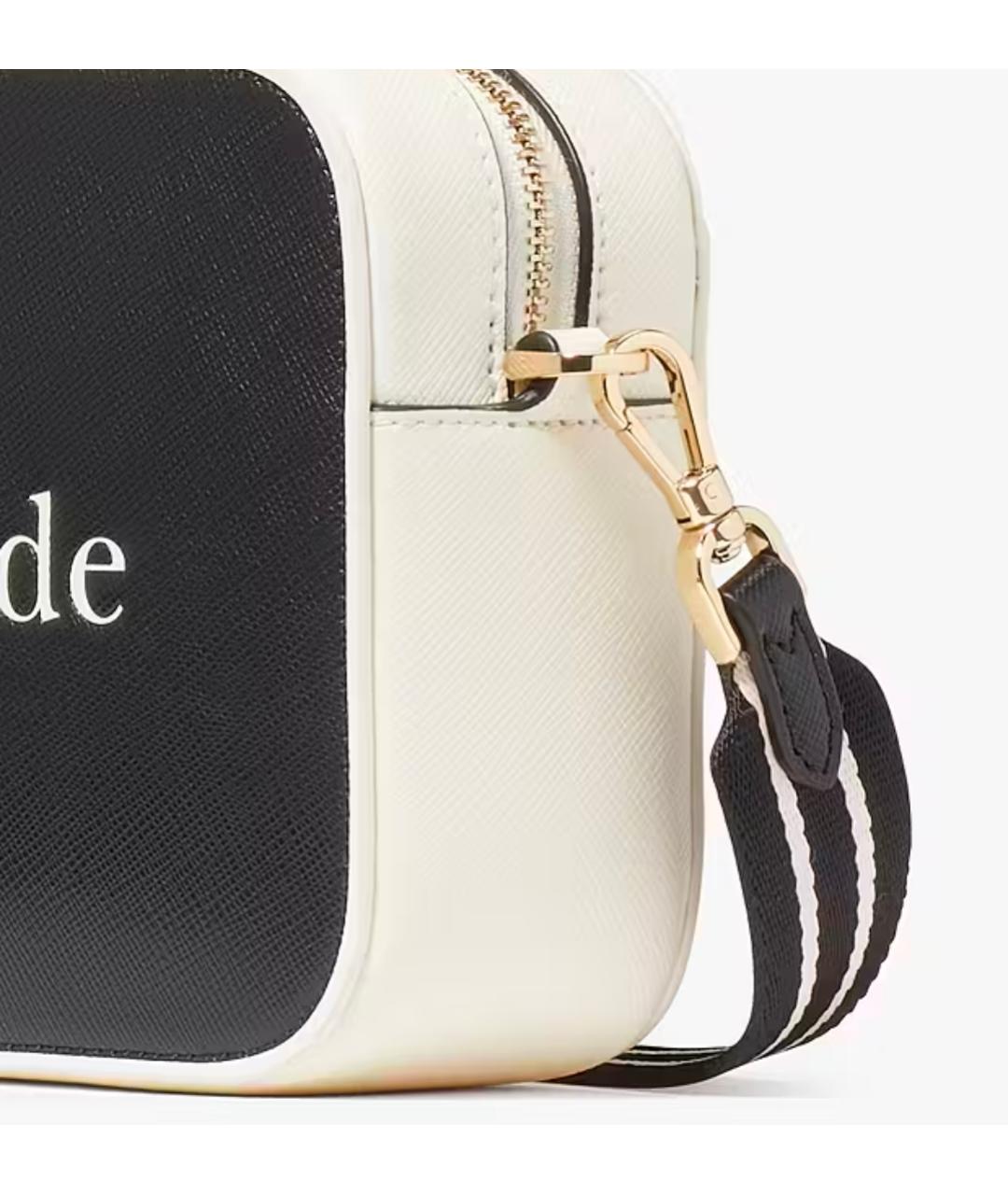 KATE SPADE Черная кожаная сумка через плечо, фото 2