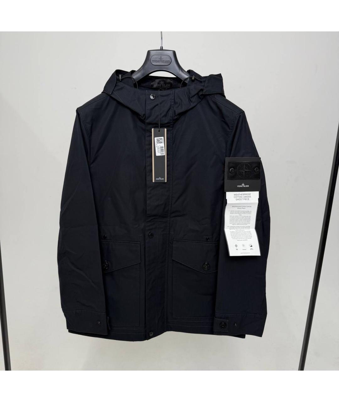 STONE ISLAND Черная куртка, фото 3