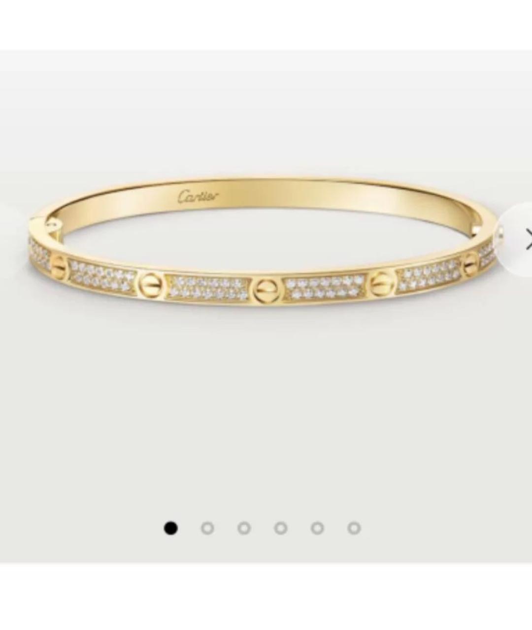 CARTIER Золотой браслет из желтого золота, фото 5