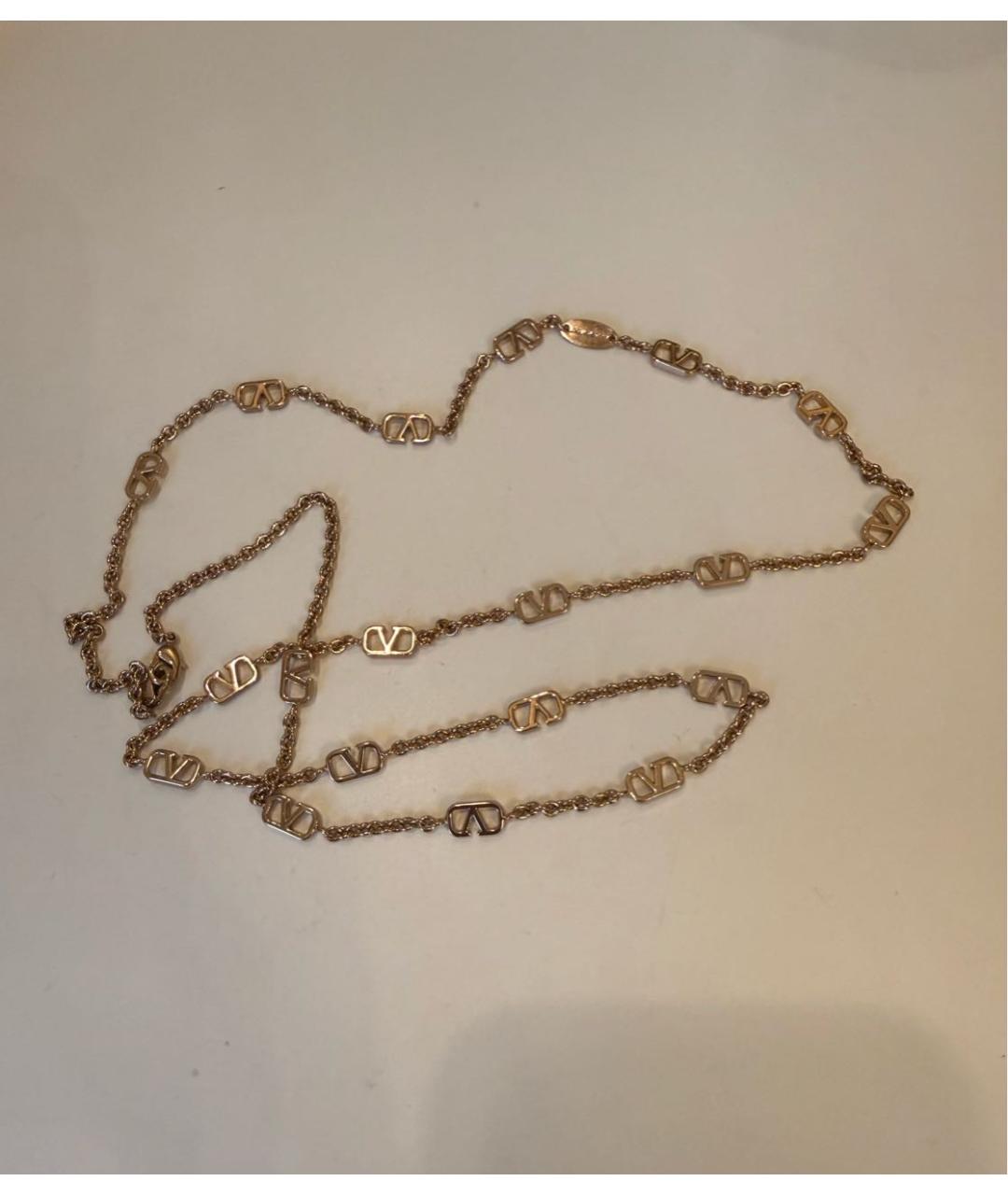 VALENTINO Золотая латунная цепочка, фото 4