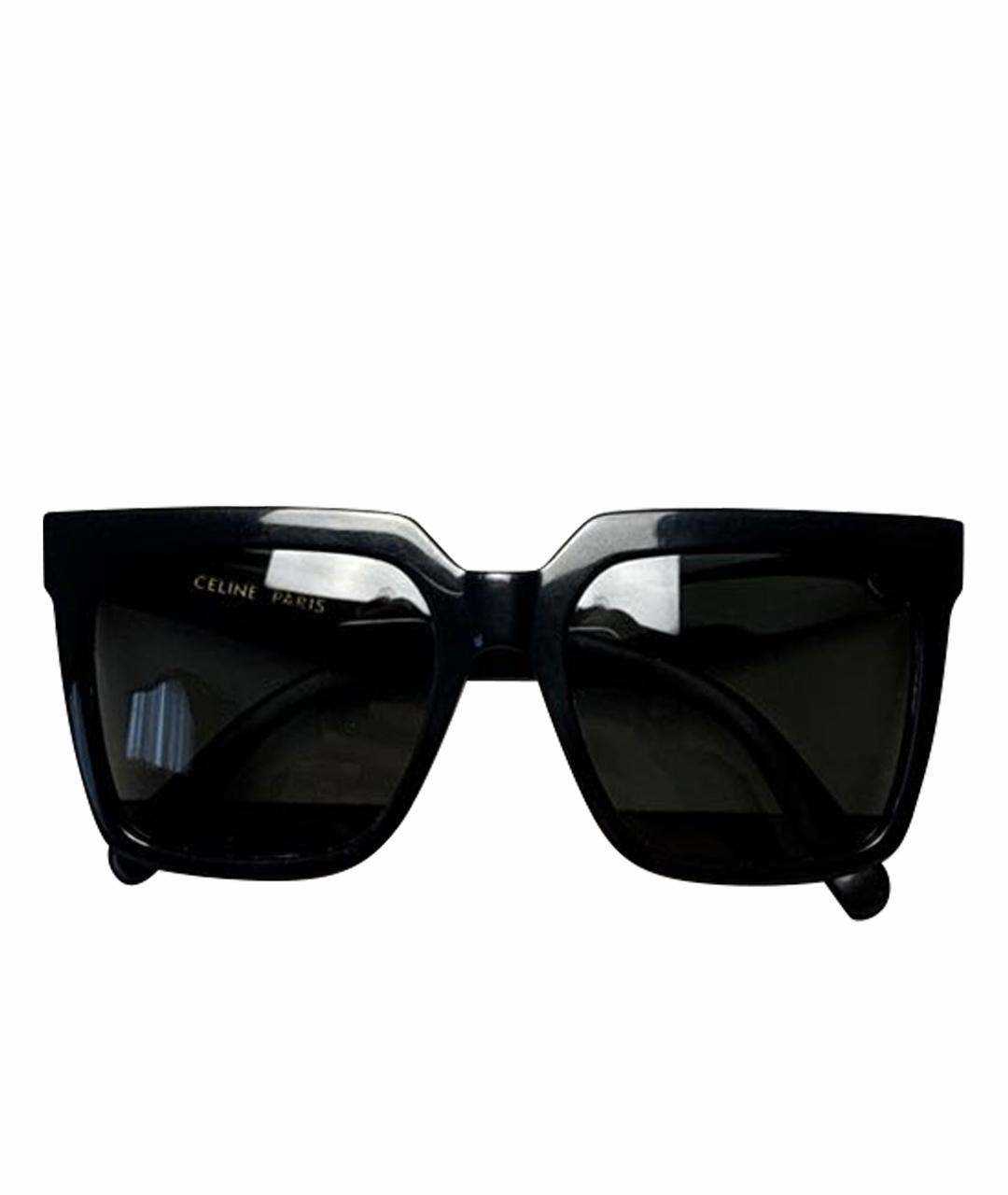 CELINE Черные пластиковые солнцезащитные очки, фото 1