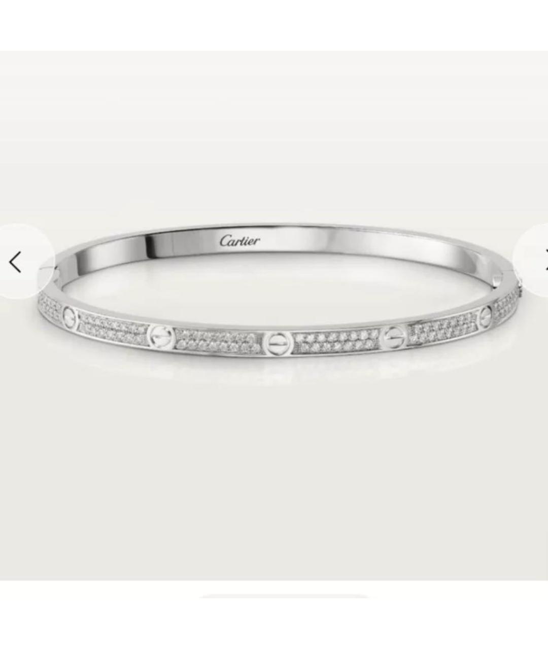 CARTIER Браслет из белого золота, фото 5
