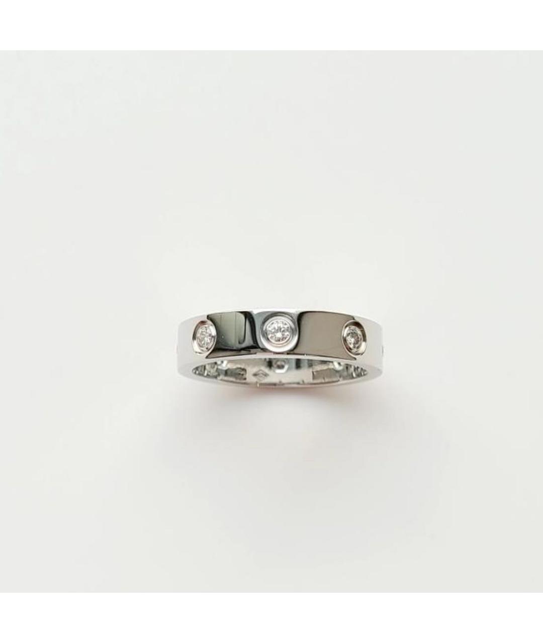 CARTIER Серебряное кольцо из белого золота, фото 3