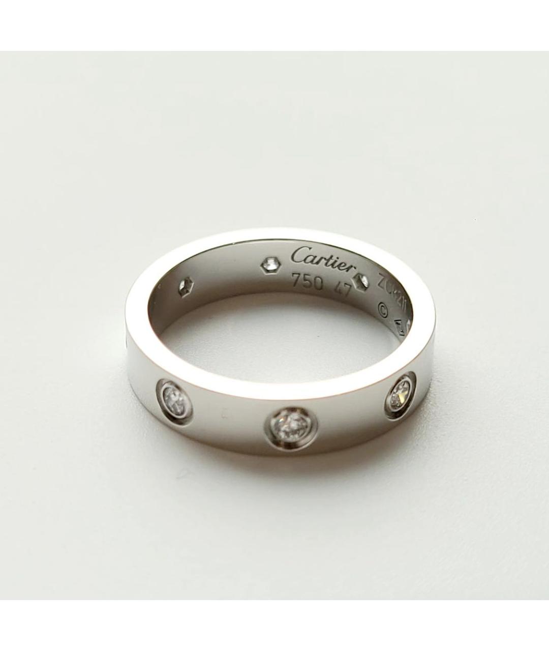 CARTIER Серебряное кольцо из белого золота, фото 4