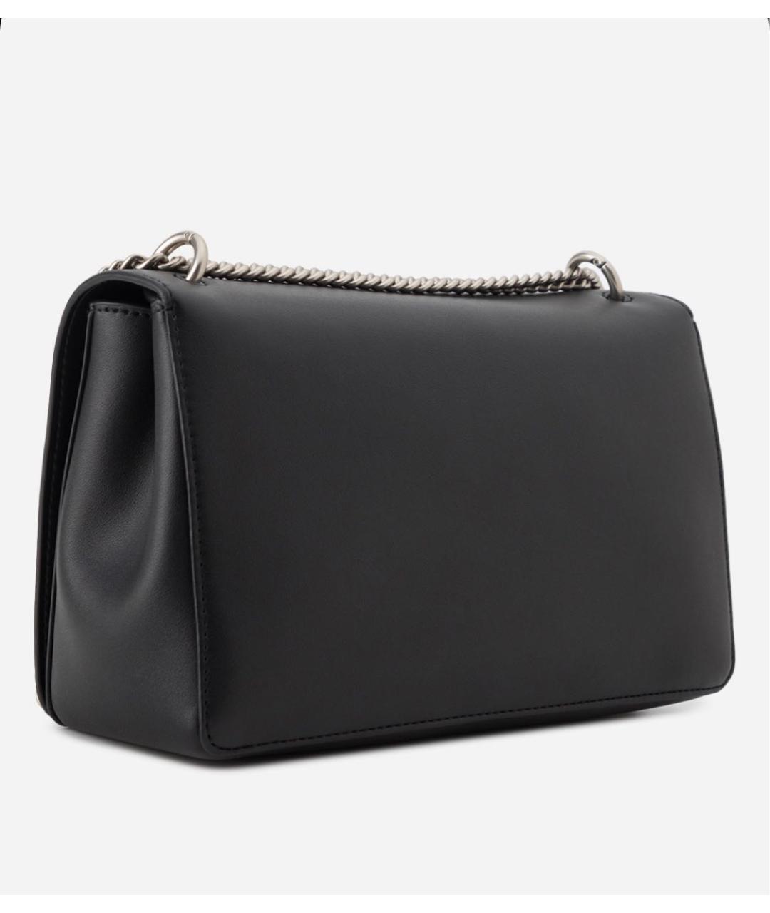 CALVIN KLEIN Черная сумка через плечо из искусственной кожи, фото 2